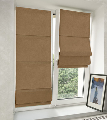 Римская штора Delfa Мини Diamond СШД-01М 554/200 (43x160, бежевый)