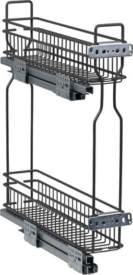 Корзина выдвижная AKS Norwig 150 боковая правая (графит)