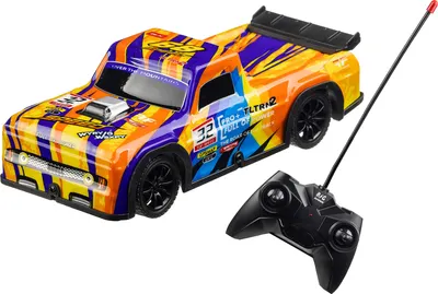 Игрушка на пульте управления Labalu PVC освещенный RC гоночный 4-канальный (голубой)