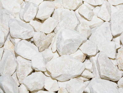 Щебень декоративный РуБелЭко Мраморный 40-70мм (20кг, белый)