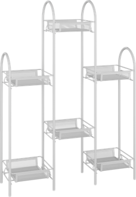 Стойка для цветов ЗМИ Лира 36 / ПДЦЛИ36 (белый)