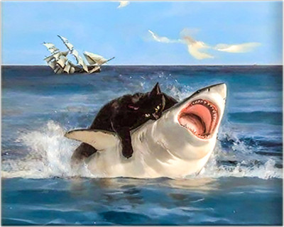 Картина по номерам Молли Укушение со светящейся краской 40х50 / FHR0634