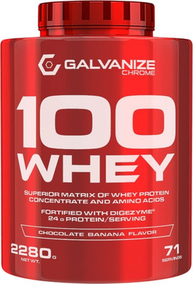 Протеин Galvanize 100 Вей (2280г, шоколад с бананом)