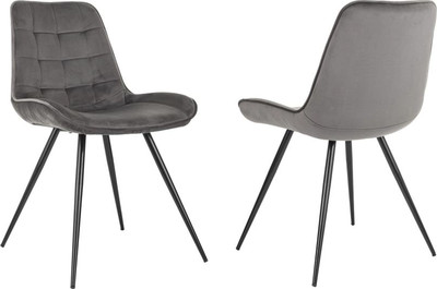 Набор стульев Бюрократ CH-K2 (2шт, темно-серый/Holland 18)