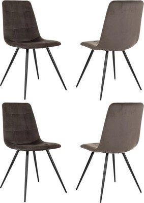 Набор стульев Бюрократ CH-K1 (4шт, коричневый/Holland 74)