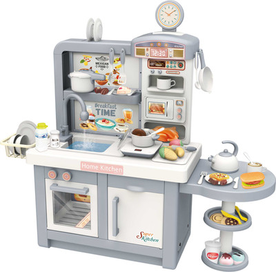Детская кухня Labalu Со светом и звуком 100см (серый)