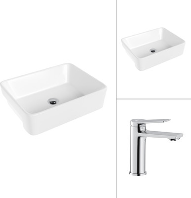 Умывальник со смесителем Lauter 21675 + Silk 21CK572С