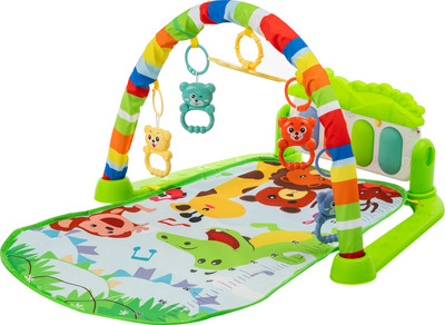 Развивающий коврик Labalu Крокодил прямоугольный (оранжевый)