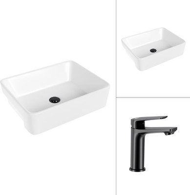 Умывальник со смесителем Lauter 21675 + Sky 21СК533BS