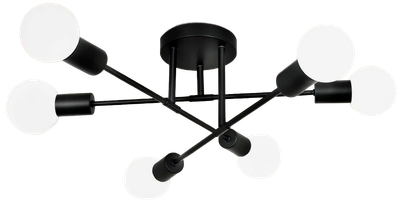 Потолочный светильник Mirastyle MH-1648/6 BK