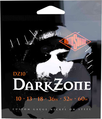 Струны для электрогитары Rotosound Dark Zone Custom Gauge