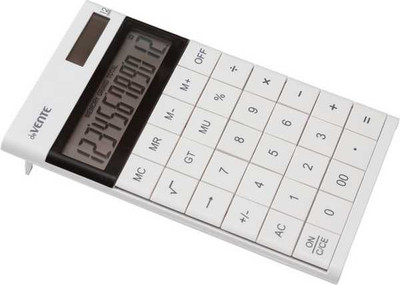 Калькулятор deVente Q-5W / 4031359 (белый)
