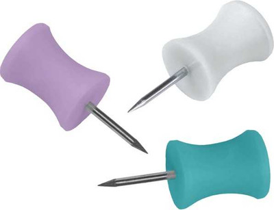 Кнопки канцелярские deVente Pastel / 4132313 (30шт)