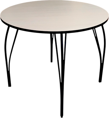 Обеденный стол Arvento Флок круглый D900 (бодега)