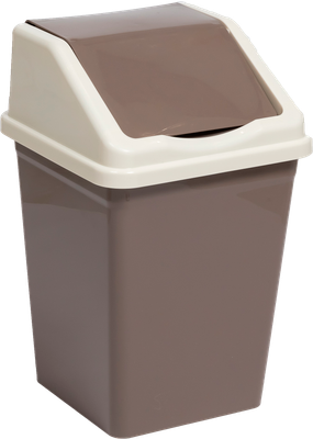 Мусорное ведро Bradex 941622 (16л, шоколад)