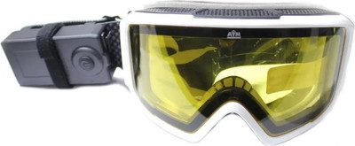 Мотоочки AiM Pro Accu Heated с магнитной линзой и подогревом 31-106 (белый глянец)