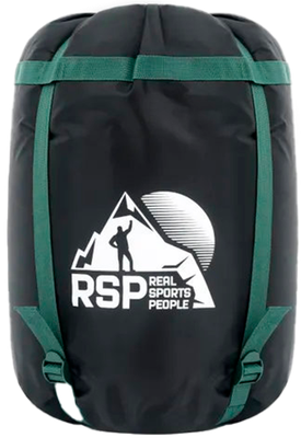 Чехол для спального мешка RSP Outdoor Bag XL компрессионный / B-BAG-XL-BLAGN (черный/зеленый)