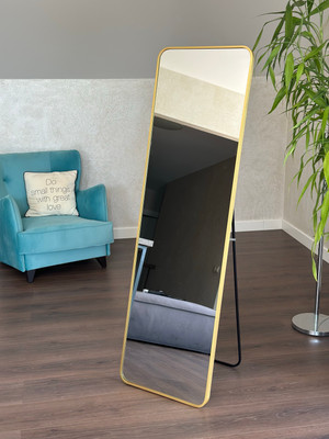 Зеркало Emze Floor напольное и настенное 45x150см в алюм. раме / DK0919.AUR (золото)
