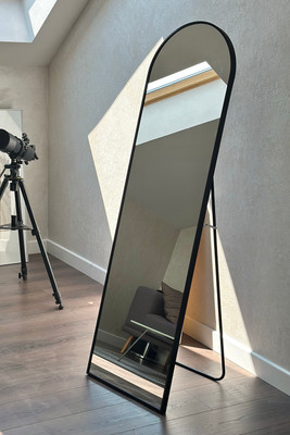 Зеркало Emze Арка Напольное и настенное 45x150см в алюм. раме / DK0915.CHE (черный)