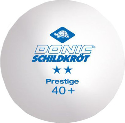 Набор мячей для настольного тенниса Donic Schildkrot Prestige / 608322 (3шт, белый)
