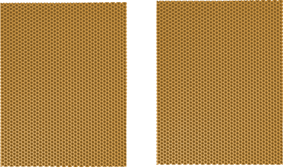Набор ковриков для сушки посуды Alicosta Классик 30x40 / 300*400_3/6_UNI (2шт, EVA соты/бежевый)