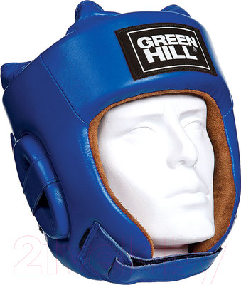 Боксерский шлем Green Hill Five Star HGF-4013fs (S, синий)