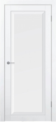Дверь межкомнатная Contur KX 80 ДГ 80x200 (белый полипропилен)