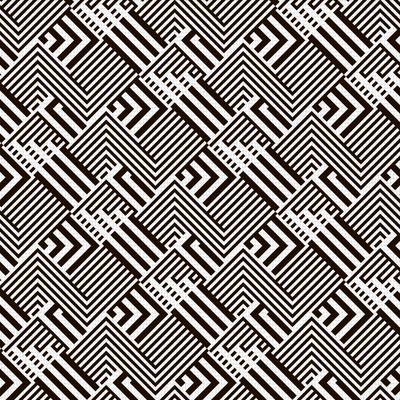 Коврик для ванной Вилина Геометрия 7109 (65x150, черный)