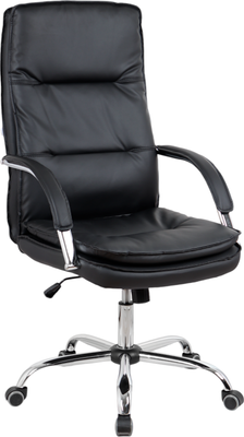 Кресло офисное King Style SHL-10 Sway PU Chrome (черный)