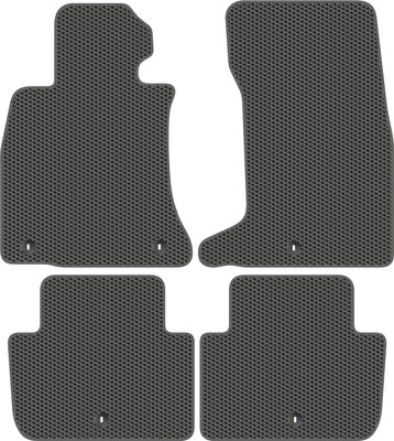 Комплект ковриков для авто Alicosta 0612_1_сер для Kia Venga хэтчбек 5 дв 2010-2017 (EVA соты, серый)