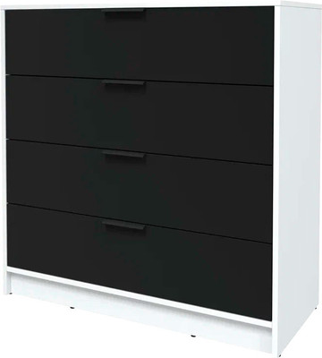 Комод Интерлиния Концепт КТ-К100 (черный/белый платинум)
