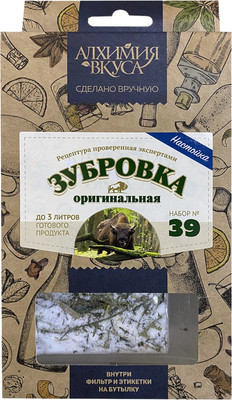 Набор для приготовления настоек Алхимия вкуса № 39 Зубровка оригинальная (24г)
