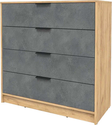 Комод Интерлиния Концепт КТ-К100 (бетон портленд/дуб золотой)