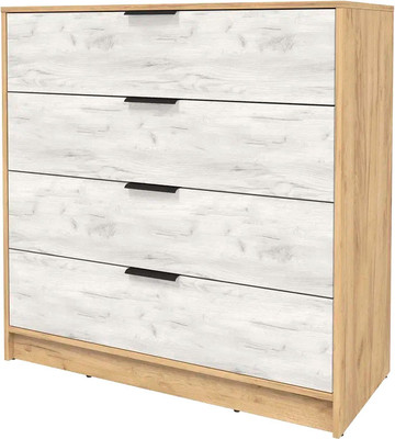 Комод Интерлиния Концепт КТ-К100 (дуб белый/дуб золотой)