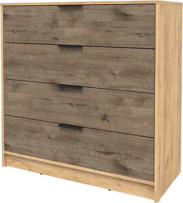 Комод Интерлиния Концепт КТ-К100 (дуб веллингтон/дуб золотой)