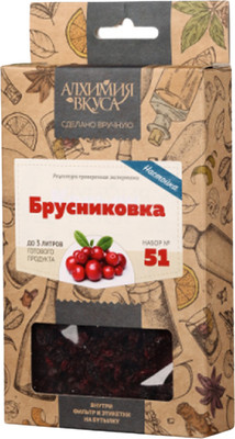 Набор для приготовления настоек Алхимия вкуса № 51 Брусниковка (51г)