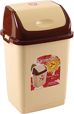 Ведро Русспласт Камелия РП-1012беж (бежевый/темно-коричневый)