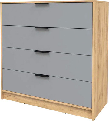 Комод Интерлиния Концепт КТ-К100 (серебро/дуб золотой)