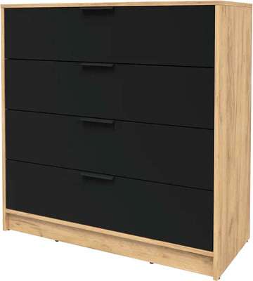 Комод Интерлиния Концепт КТ-К100 (черный/дуб золотой)