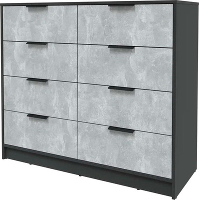 Комод Интерлиния Концепт КТ-К117 (бетон/антрацит)