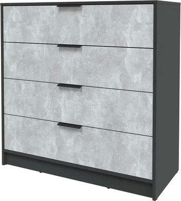 Комод Интерлиния Концепт КТ-К100 (бетон/антрацит)