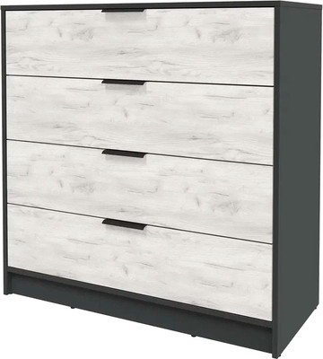 Комод Интерлиния Концепт КТ-К100 (дуб белый/антрацит)