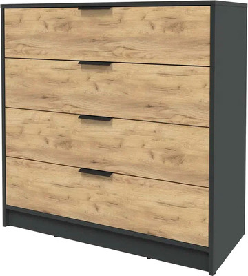 Комод Интерлиния Концепт КТ-К100 (дуб золотой/антрацит)