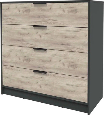Комод Интерлиния Концепт КТ-К100 (дуб серый/антрацит)