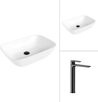 Умывальник со смесителем Lauter 21454 + Reef 21CK8678BS