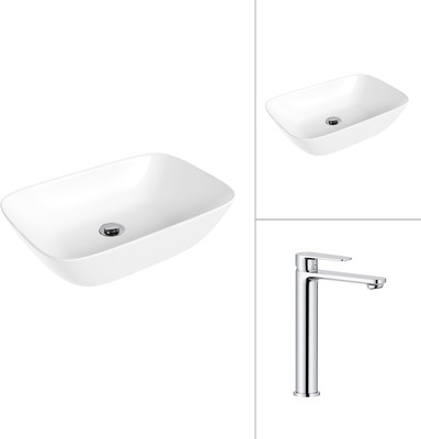 Умывальник со смесителем Lauter 21454 + Moon 21СK81691C