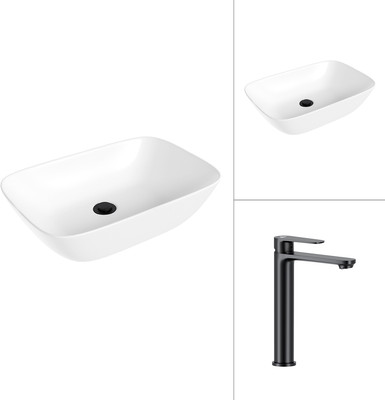 Умывальник со смесителем Lauter 21454 + Moon 21СК8691BS