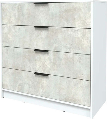 Комод Интерлиния Концепт КТ-К100 (бетон лайт/белый платинум)