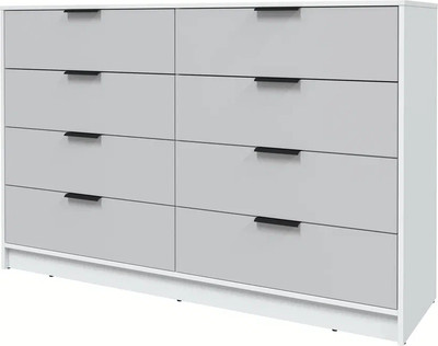 Комод Интерлиния Концепт КТ-К157 (серый/белый платинум)