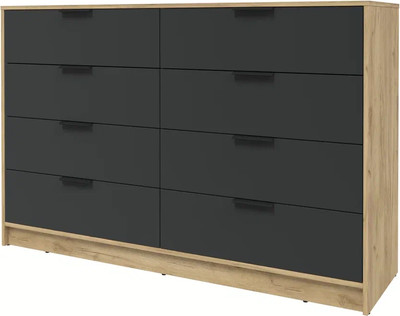 Комод Интерлиния Концепт КТ-К157 (антрацит/дуб золотой)